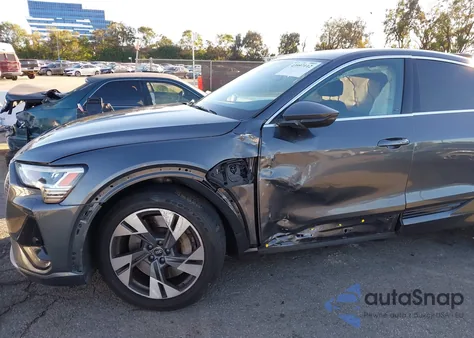 2022 Audi E-Tron Sportback Premium S Line Quattro from USA, damaged, VIN WA11AAGE5NB020257